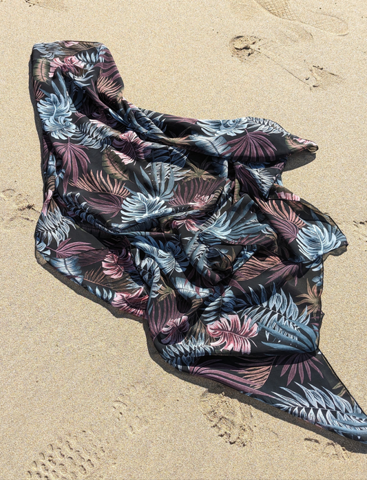 Leaf sarong beach cover up summer holiday
