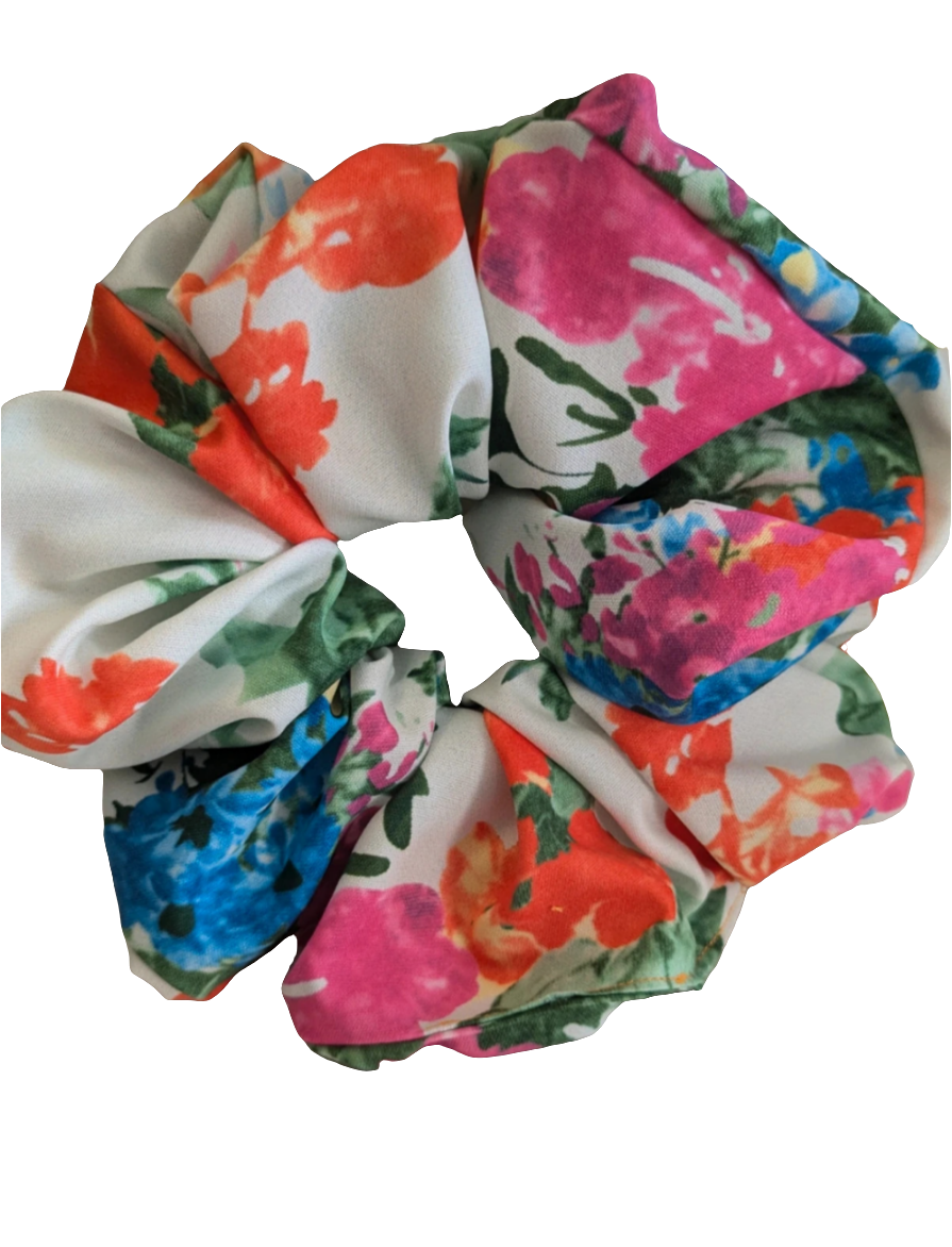 Viscose Scrunchie – Floral Garden