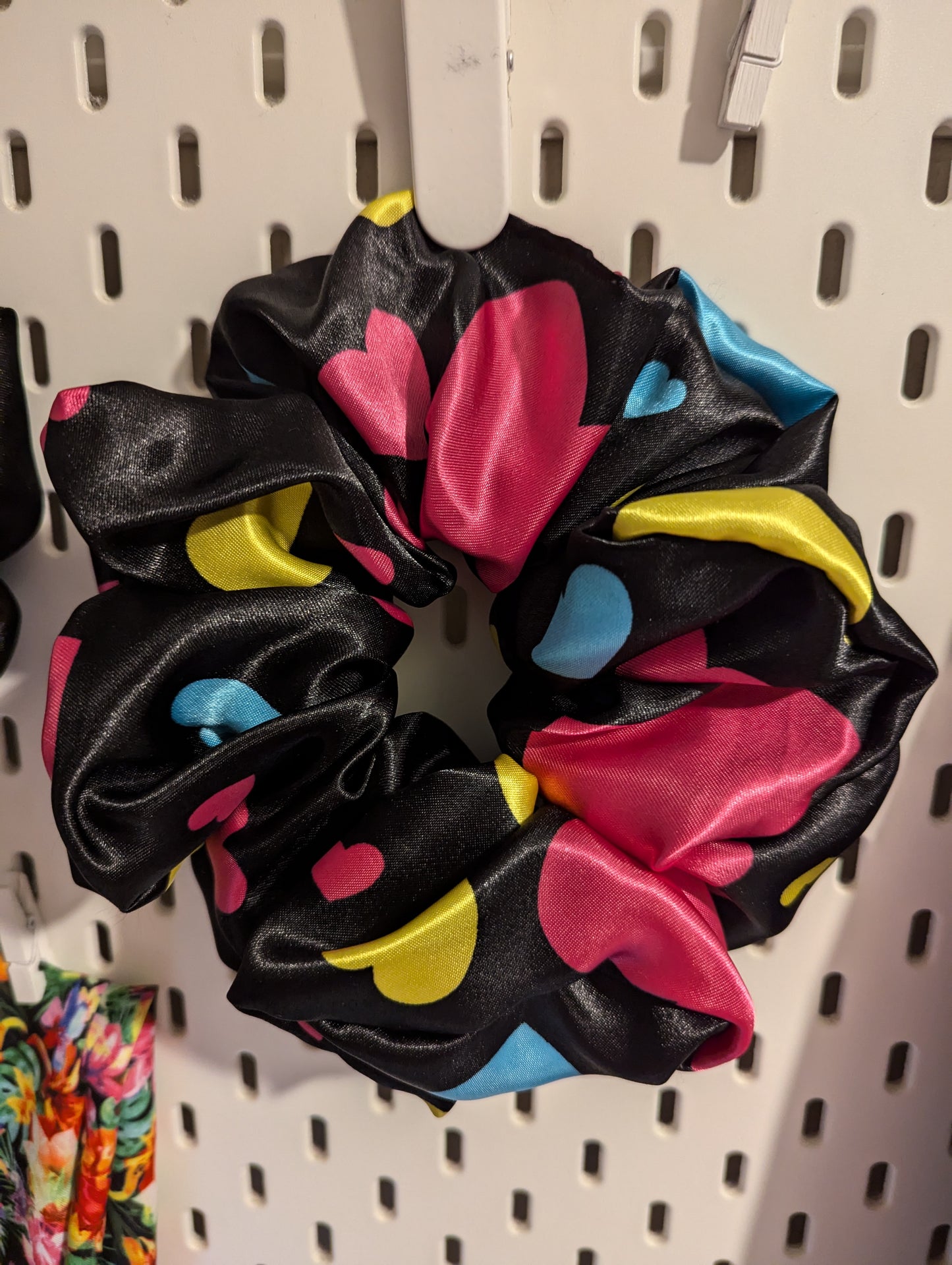 Heart scrunchie