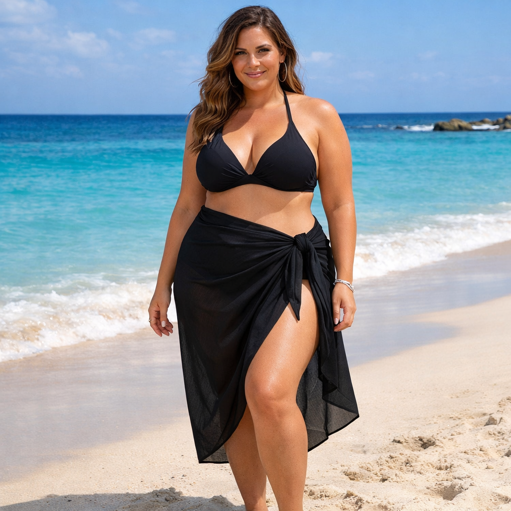 Summer Beach Sarong – Lightweight Swim Cover-Up XXL