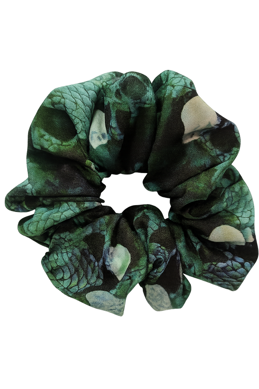 Skull scrunchie