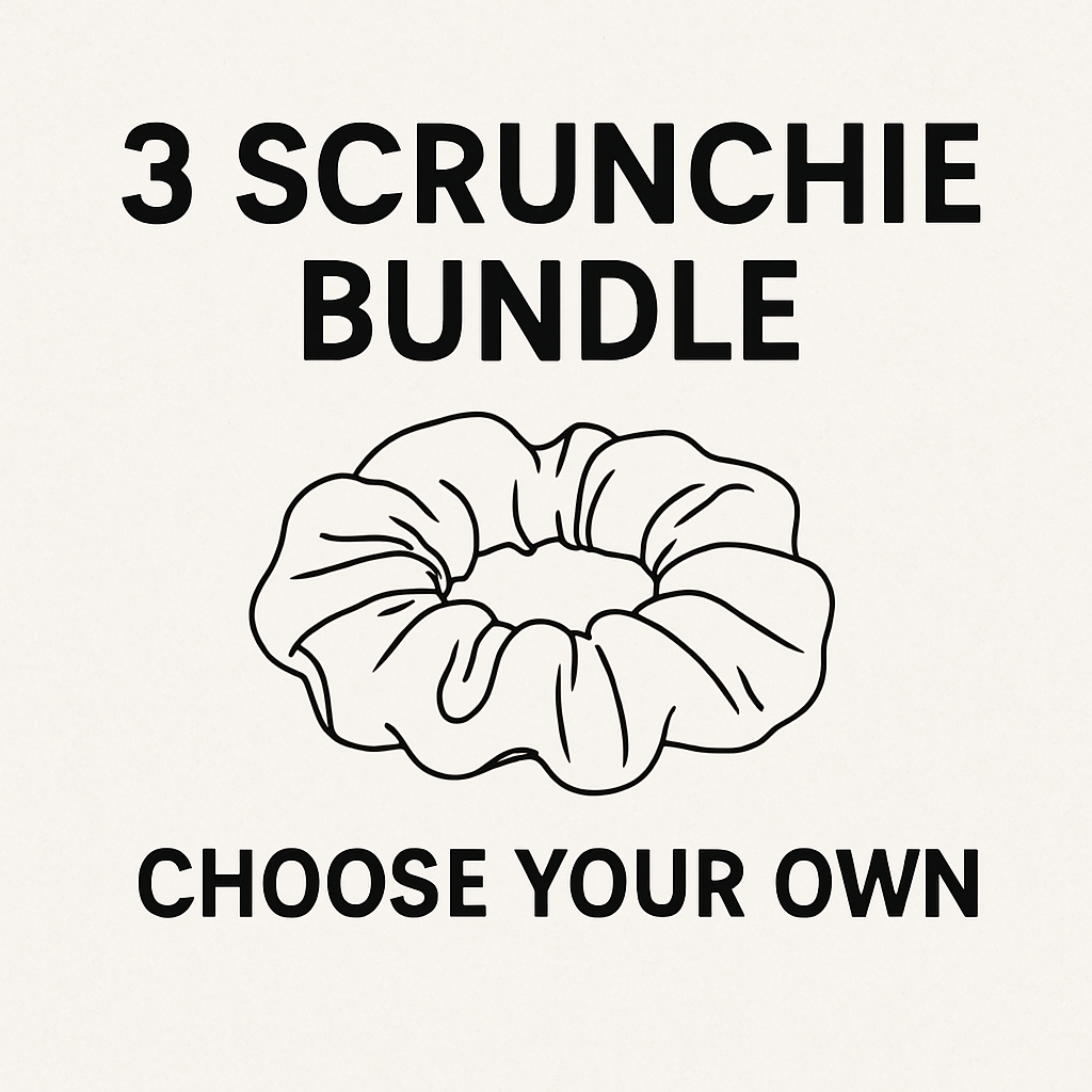 3 Scrunchie Bundle – Pick Your Favourites & Save