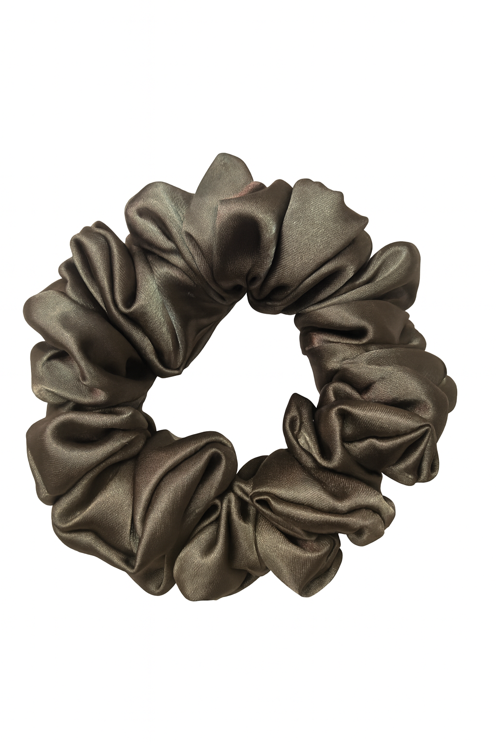 Mini green scrunchie