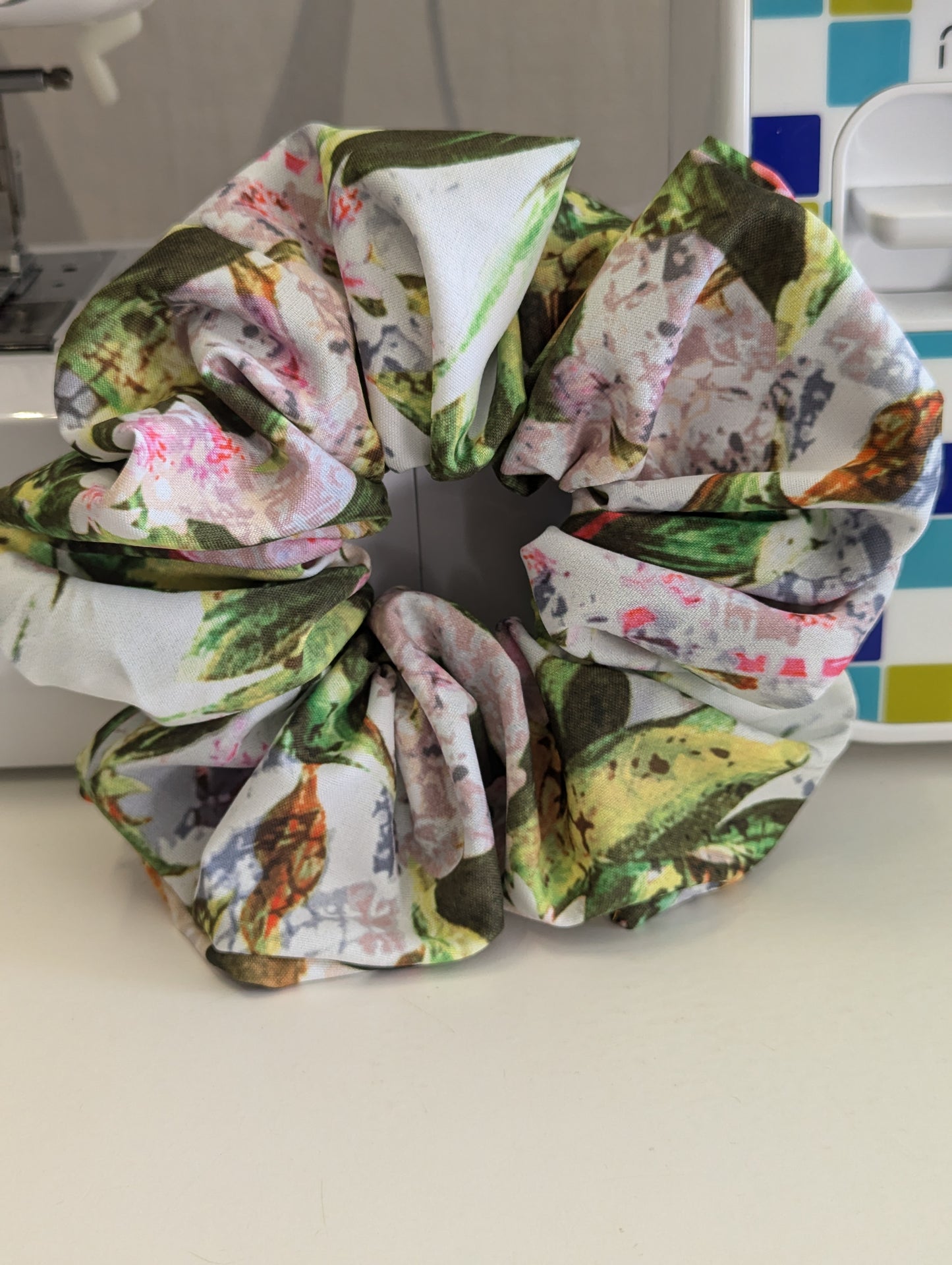 Green scrunchie