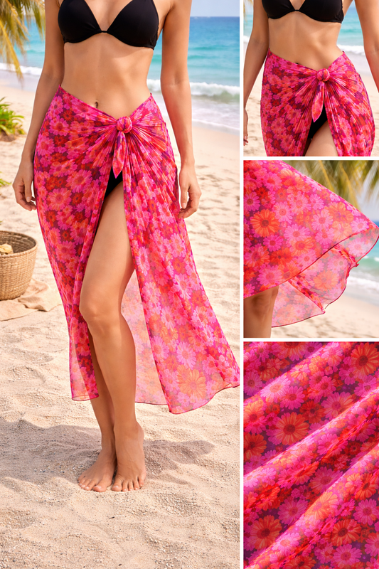 Summer Beach Sarong – Lightweight Swim Cover-Up