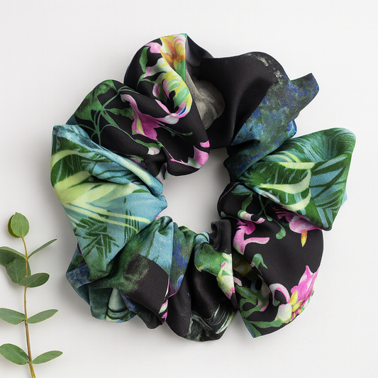 Leaf scrunchie