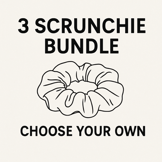 3 Scrunchie Bundle – Pick Your Favourites & Save