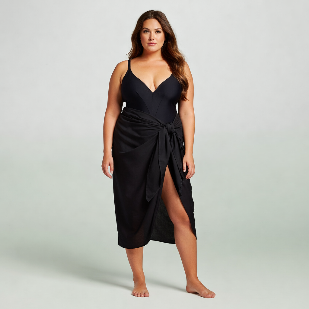 Summer Beach Sarong – Lightweight Swim Cover-Up XL