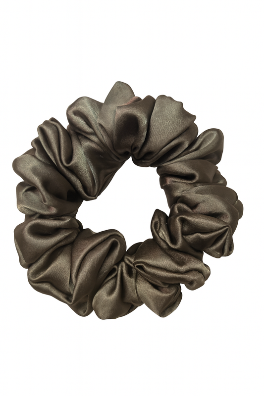 Mini green scrunchie